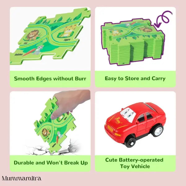 MotoRail Builder - Build and Customise with Interactive + Motorised Train Set