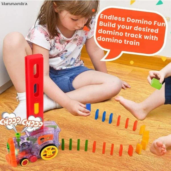 BlockChase – Race, Set, Domino | Instant Chain Reactions | Perfect for Little Hands