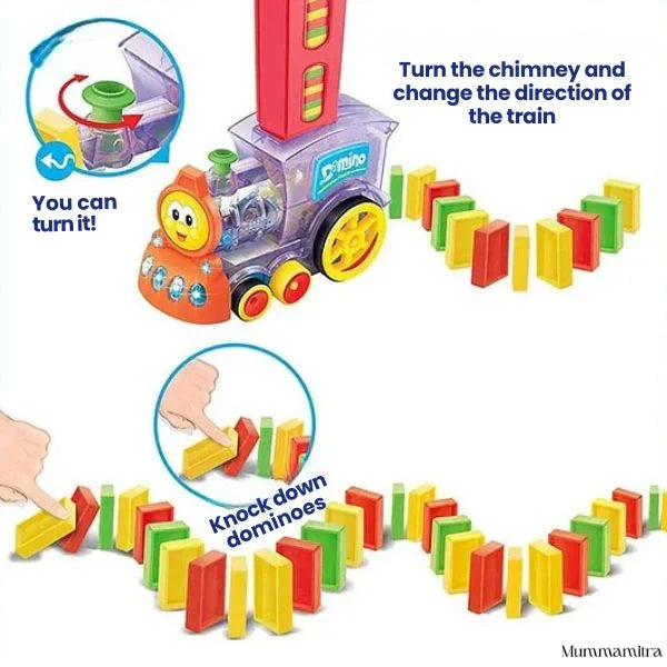 BlockChase – Race, Set, Domino | Instant Chain Reactions | Perfect for Little Hands