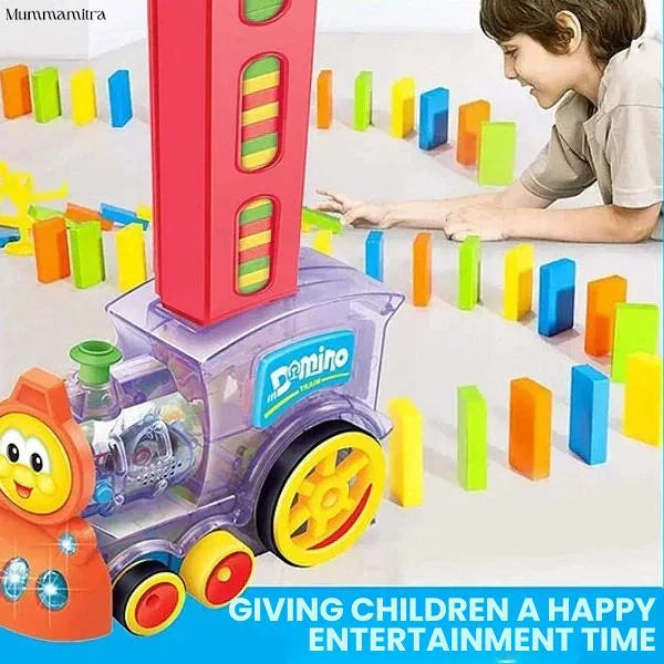 BlockChase – Race, Set, Domino | Instant Chain Reactions | Perfect for Little Hands