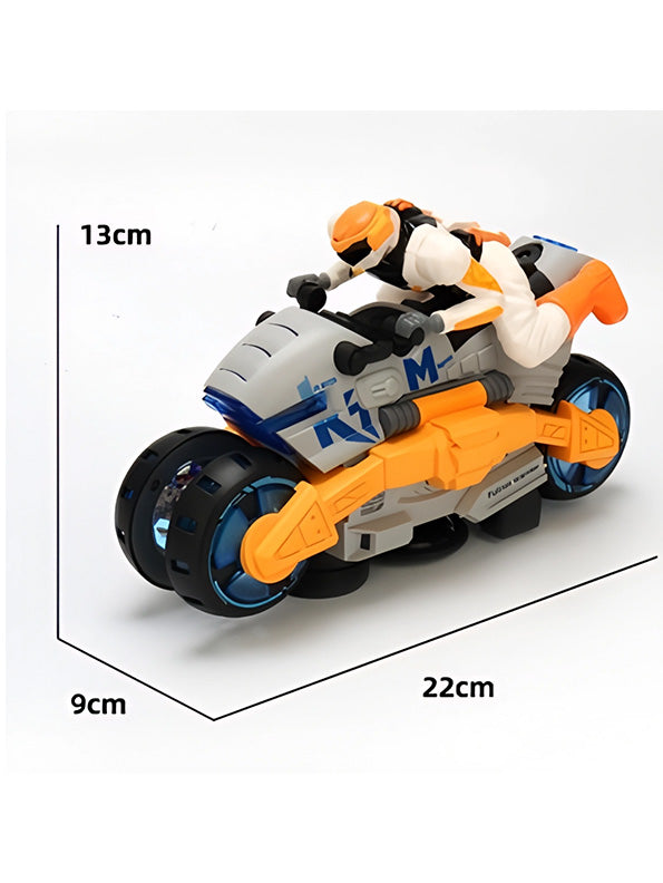 360° Futuristic Stunt Bike Toy