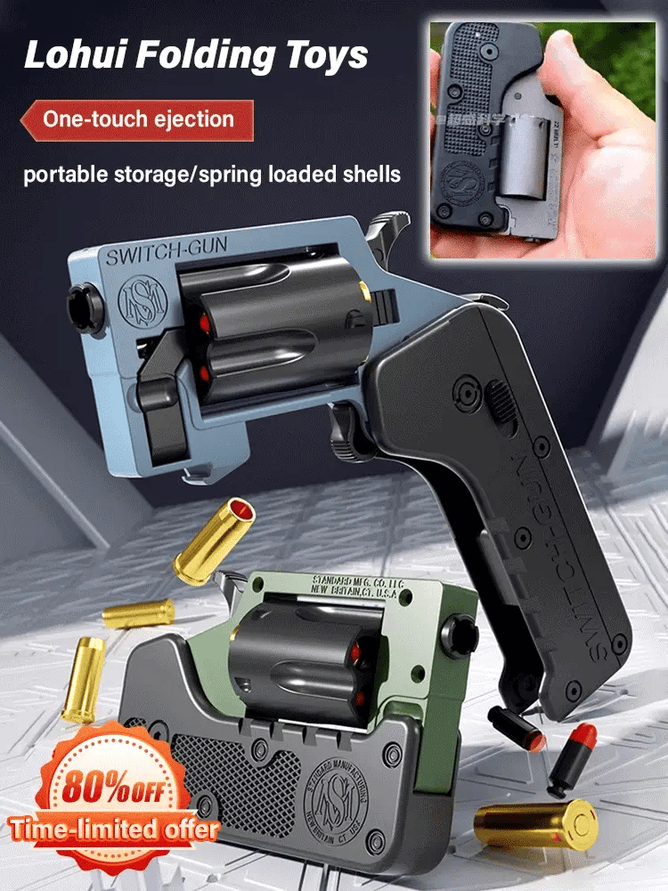 Alloy Switch Gun Toy (100 bullets)