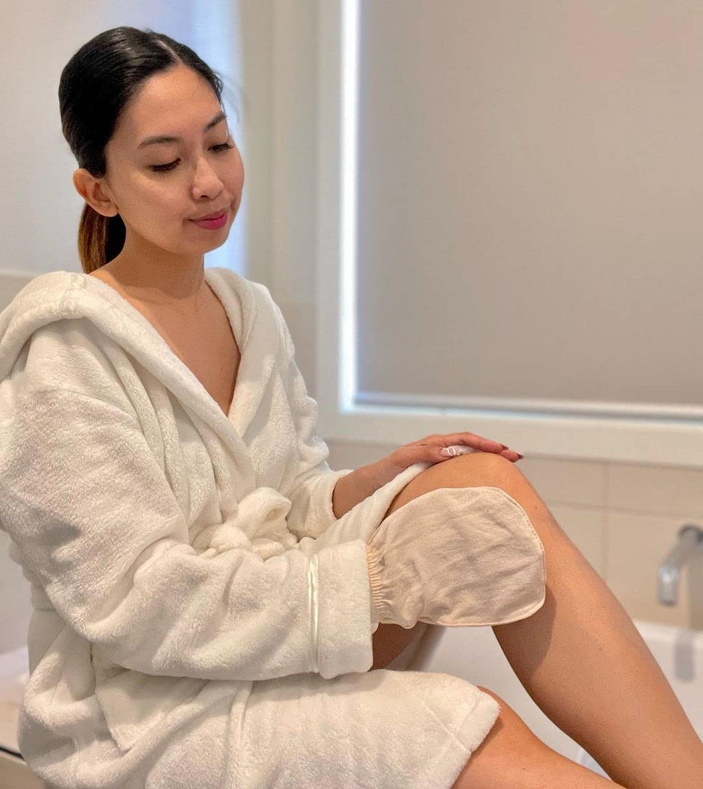 100% Pure Mulberry Turkish Silk Exfoliating Bath Glove