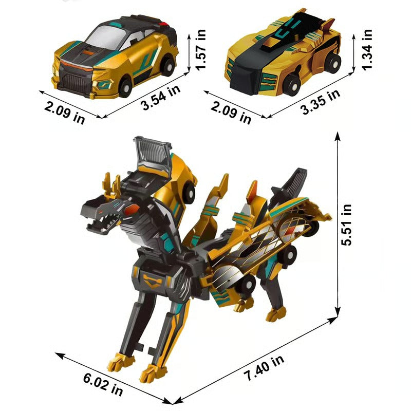 Collision Transforming Dinosaur Car Toy