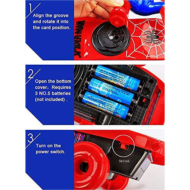 SpiderMan Electric Stunt Skateboard