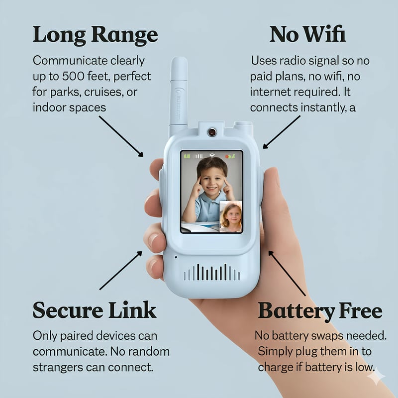 Parent–Child Walkie Talkie – Stay Connected Anytime!