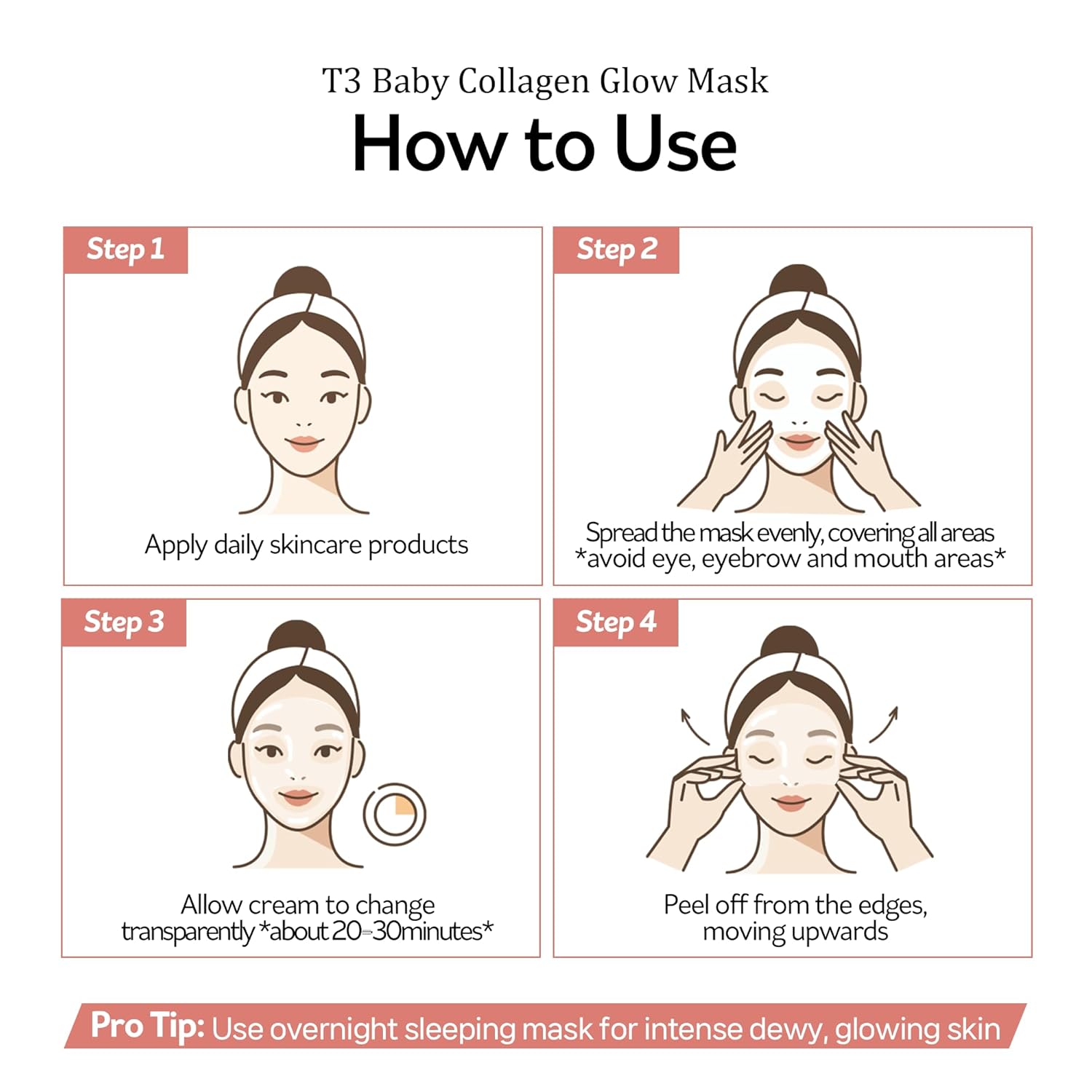 T3 Baby Collagen Face Mask