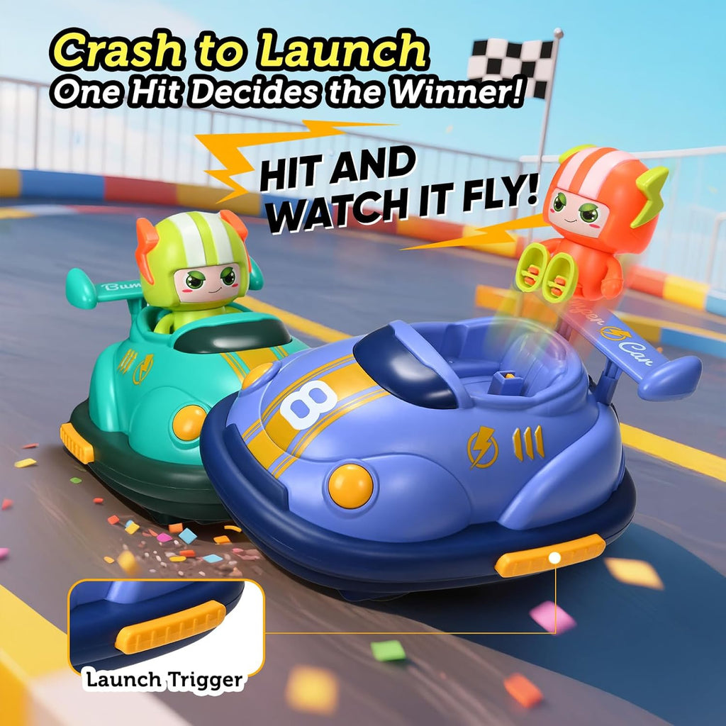 2 Player  Football Match Bumper Cars