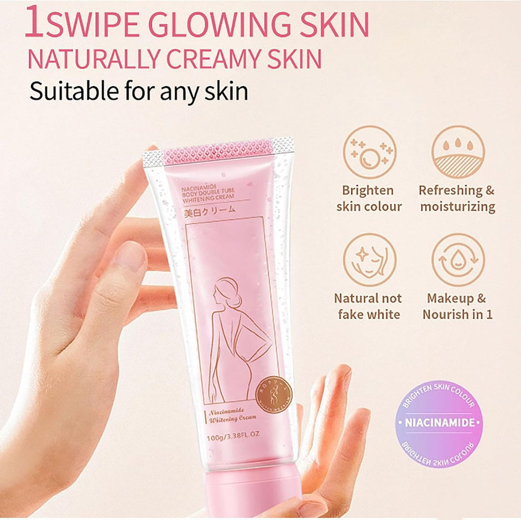 Niacinamide Body Double Tube Whitening Cream 100grams