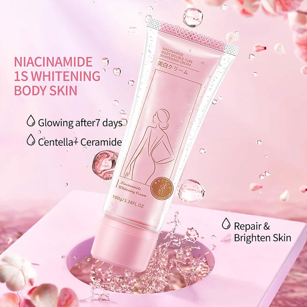 Niacinamide Body Double Tube Whitening Cream 100grams