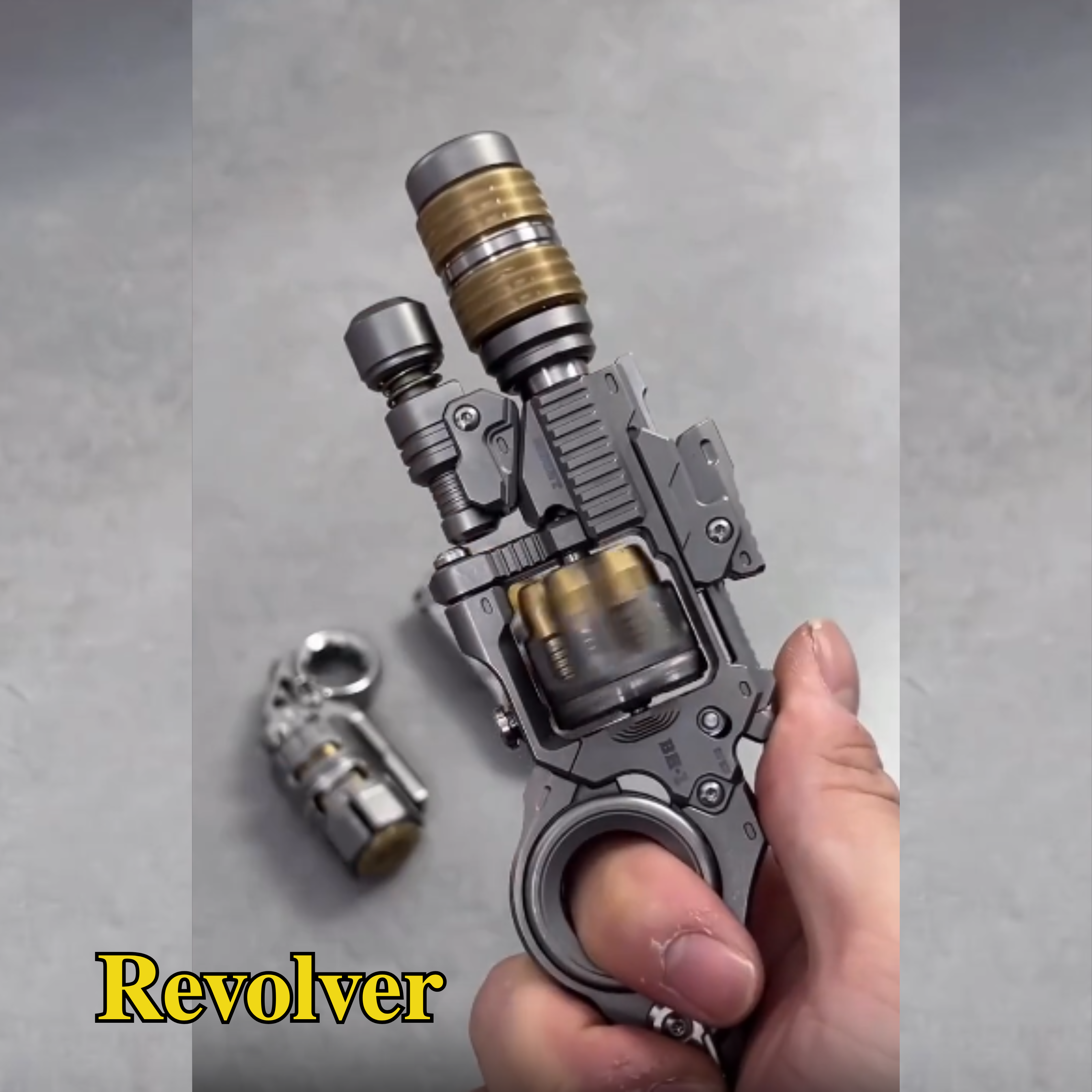 Steampunk Metal Trigger Fidget Spinner 3 Set