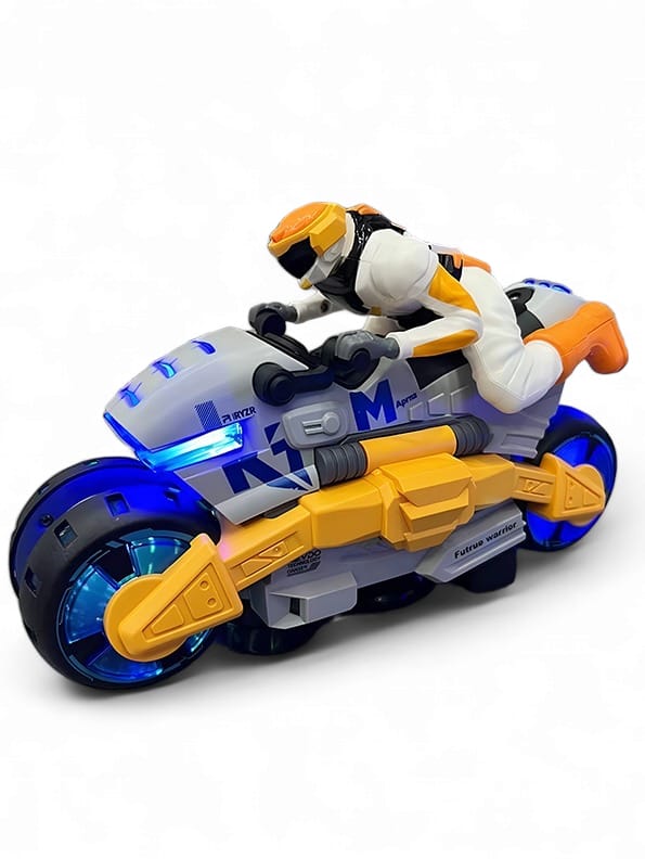 360° Futuristic Stunt Bike Toy