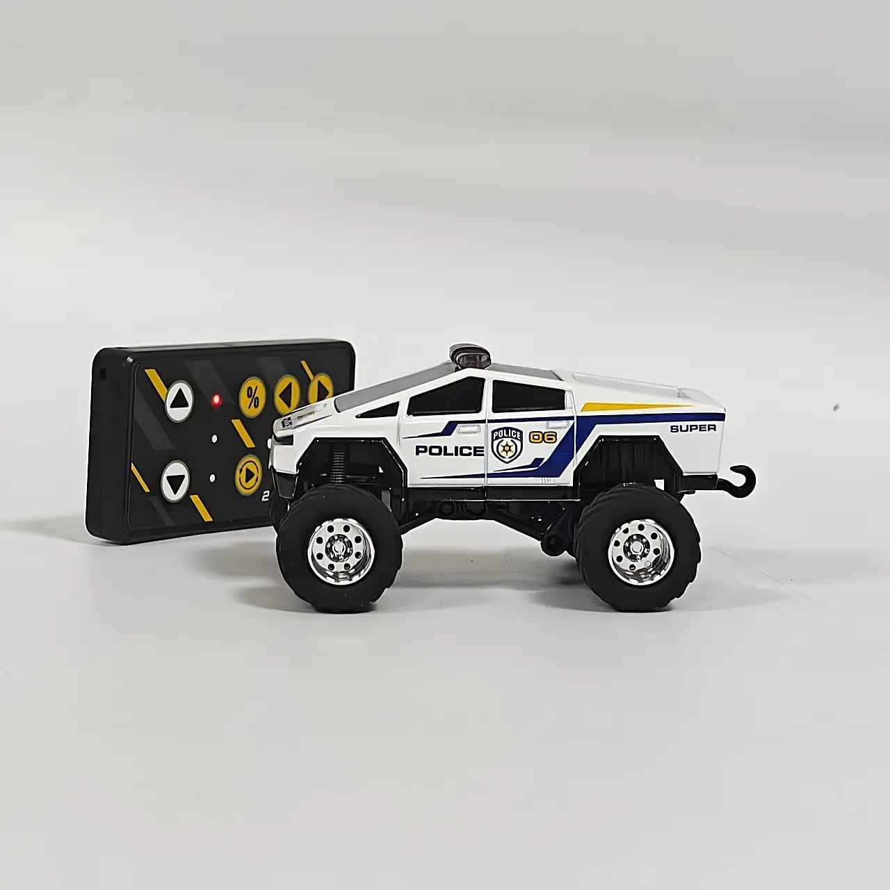 1:64 Mini Alloy Remote Control Police Car