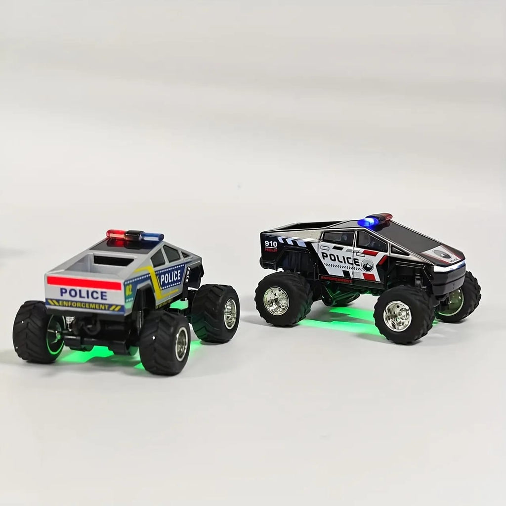 1:64 Mini Alloy Remote Control Police Car