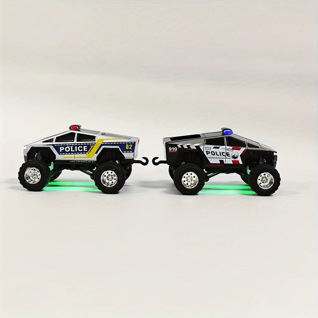 1:64 Mini Alloy Remote Control Police Car