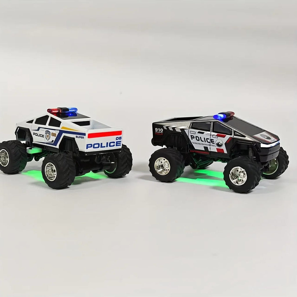 1:64 Mini Alloy Remote Control Police Car