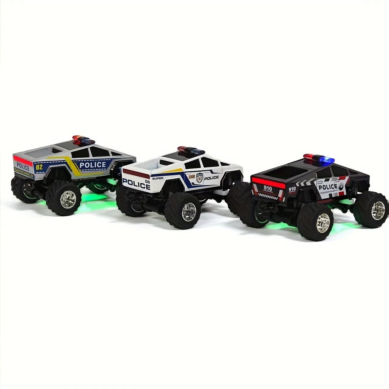 1:64 Mini Alloy Remote Control Police Car