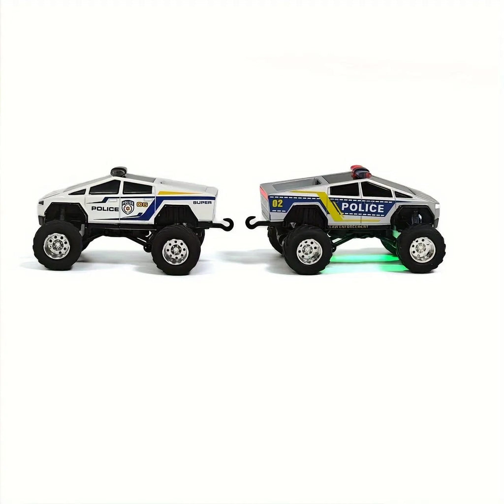 1:64 Mini Alloy Remote Control Police Car