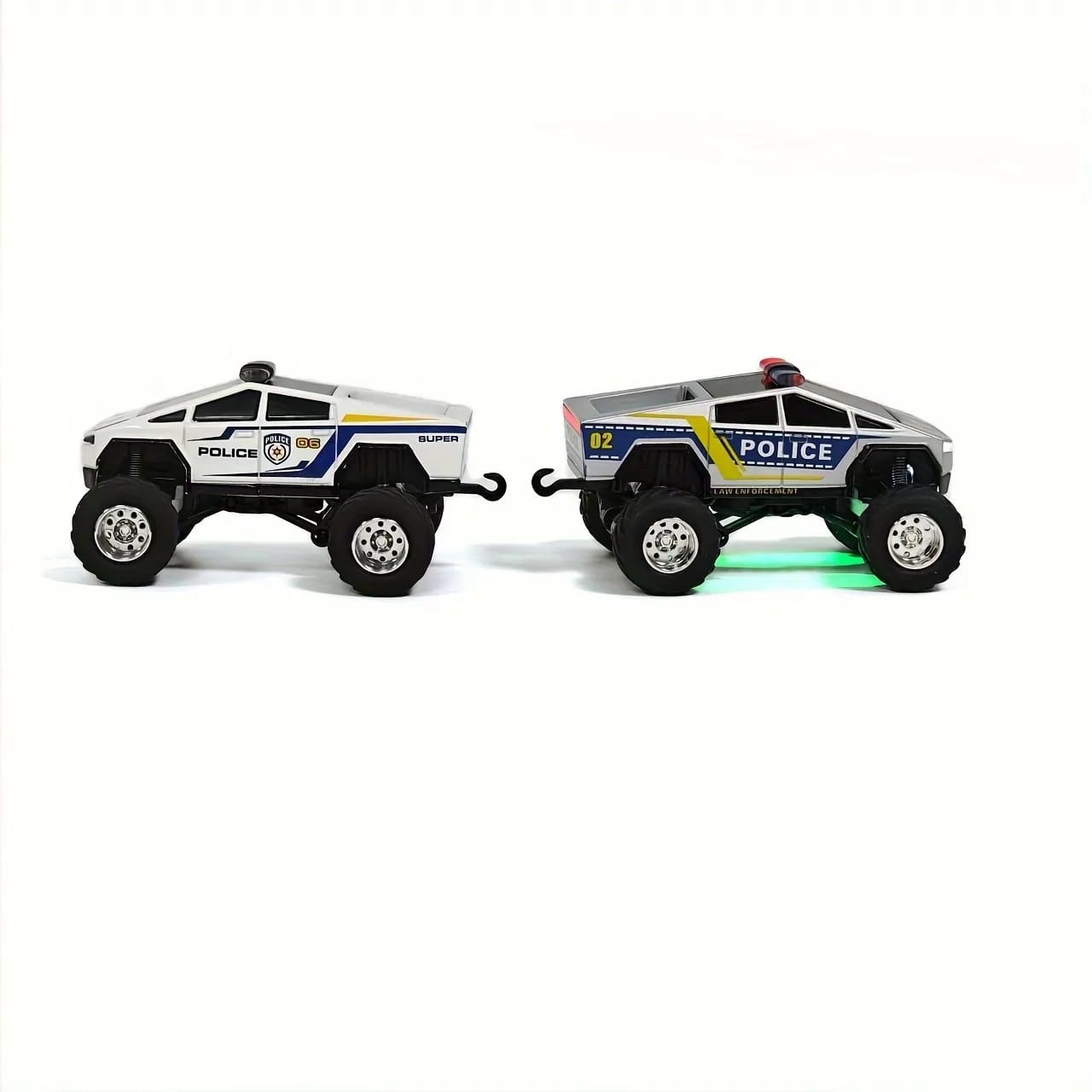 1:64 Mini Alloy Remote Control Police Car