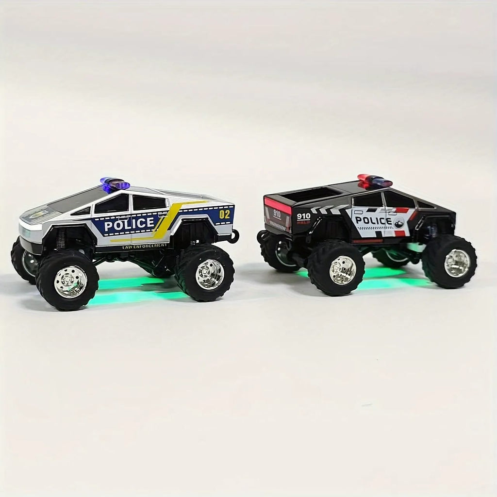 1:64 Mini Alloy Remote Control Police Car