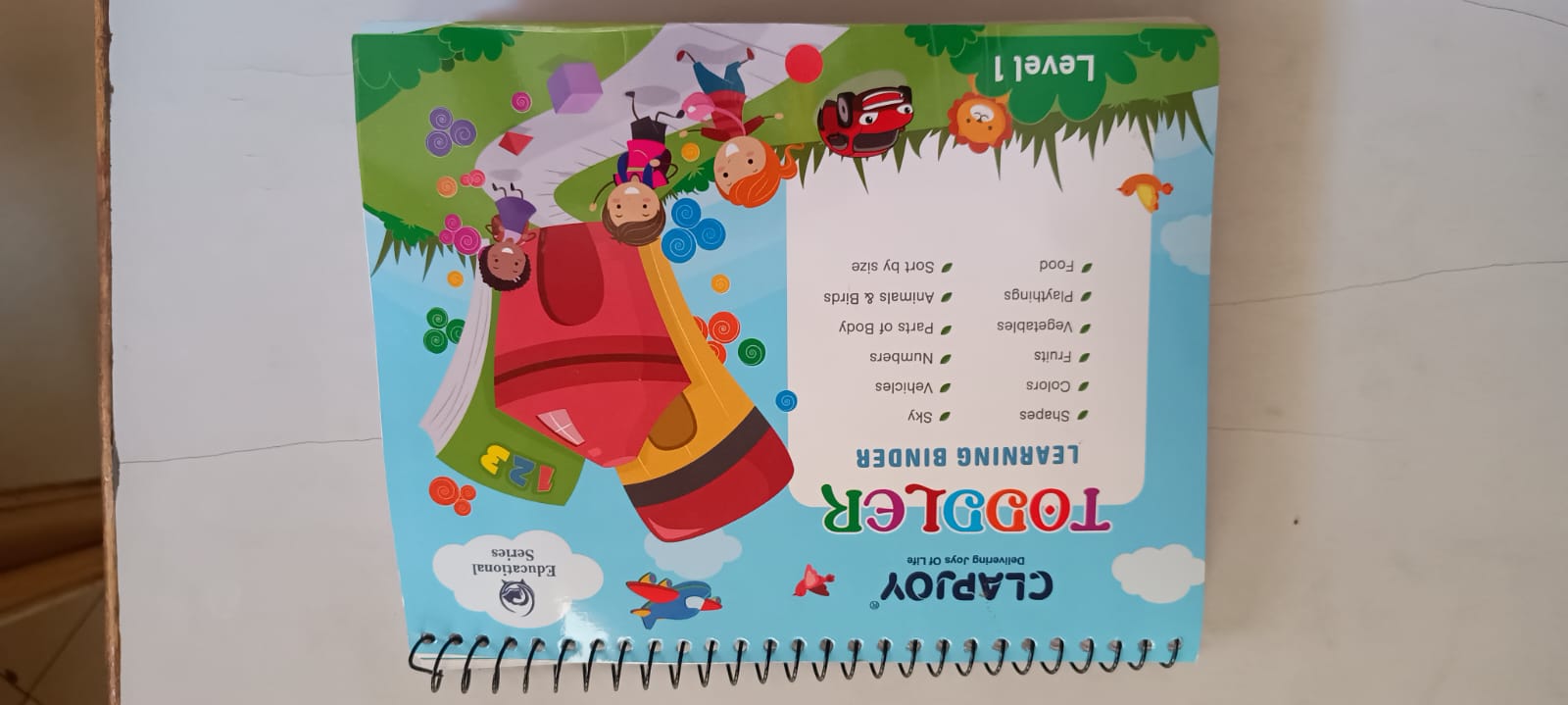 Toddler Learning Book Level 1, Preschool book, 16 in 1 activity book for kids age 2 years+
