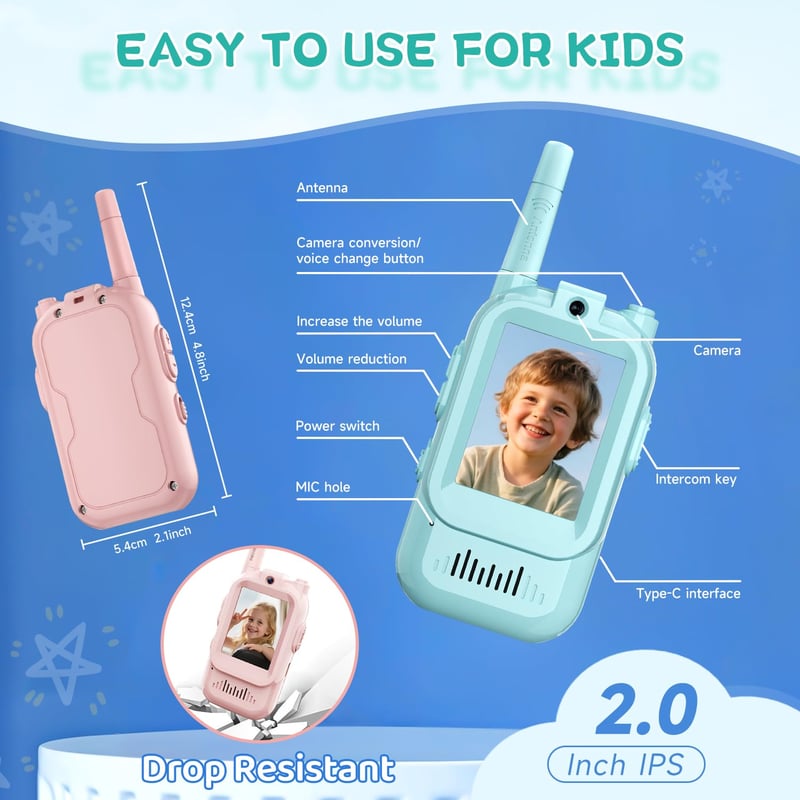 Parent–Child Walkie Talkie – Stay Connected Anytime!