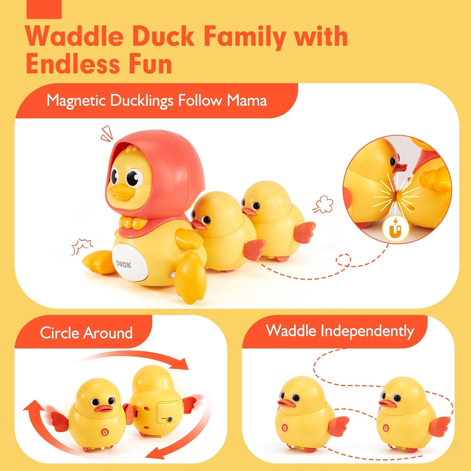 Little Duck Parade – Musical Baby Toy 🎶
