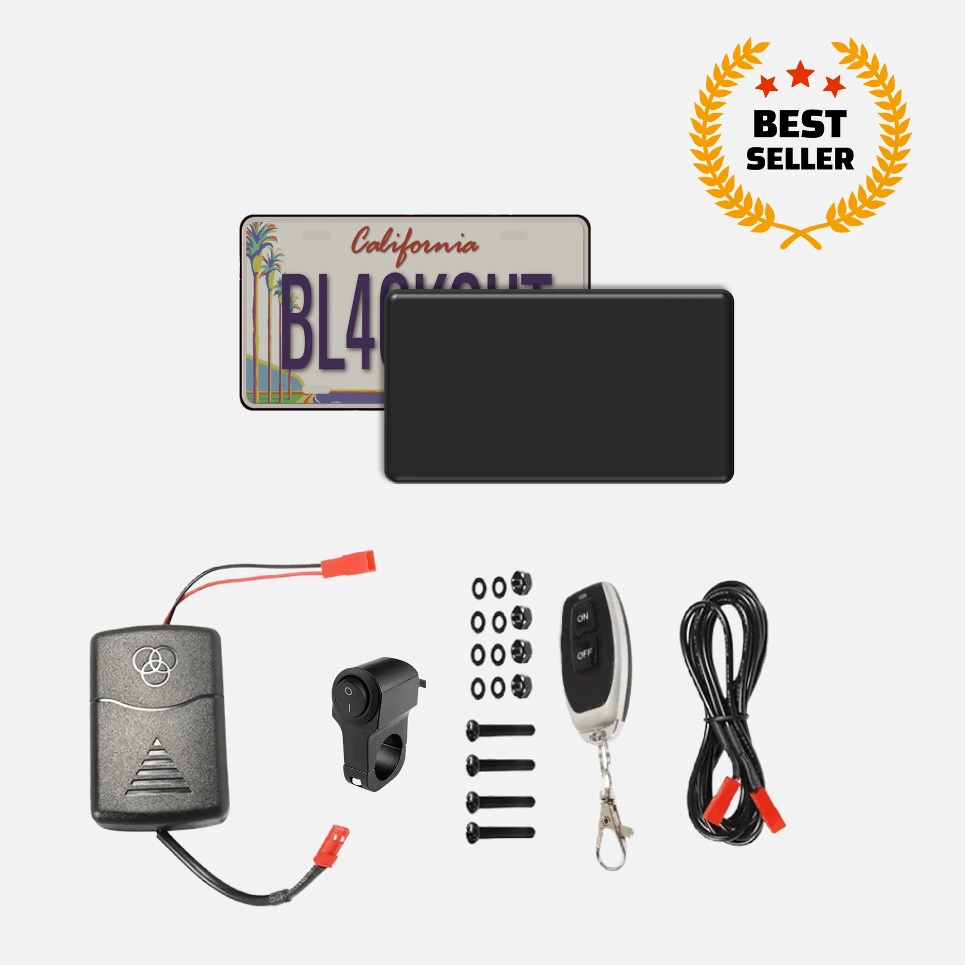 Blackout License Plate Cover