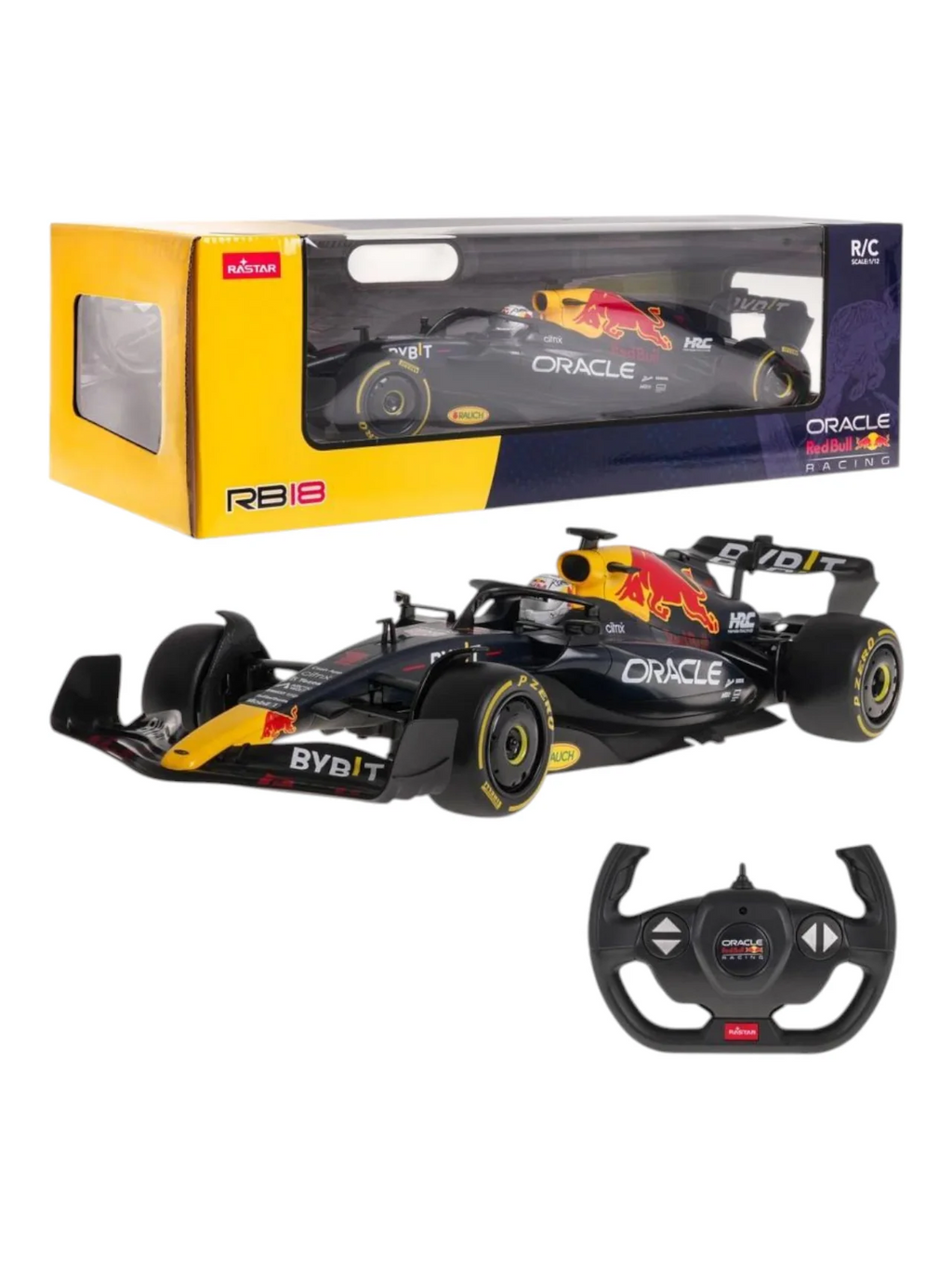Rastar Formula 1 RB18 Oracle Red Bull Racing RC Car – Official Licensed | 1:12 Scale