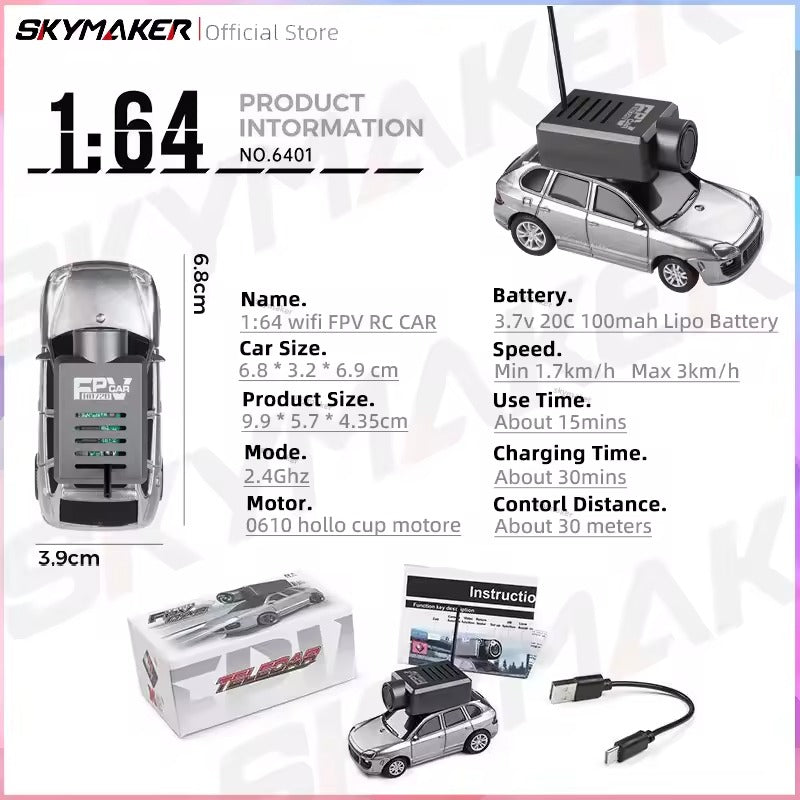 Mini RC Car With FPV Wifi HD Camera