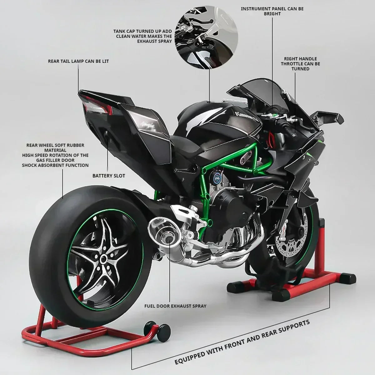 Kawasaki Fastest Ninja Realistic Scale Model