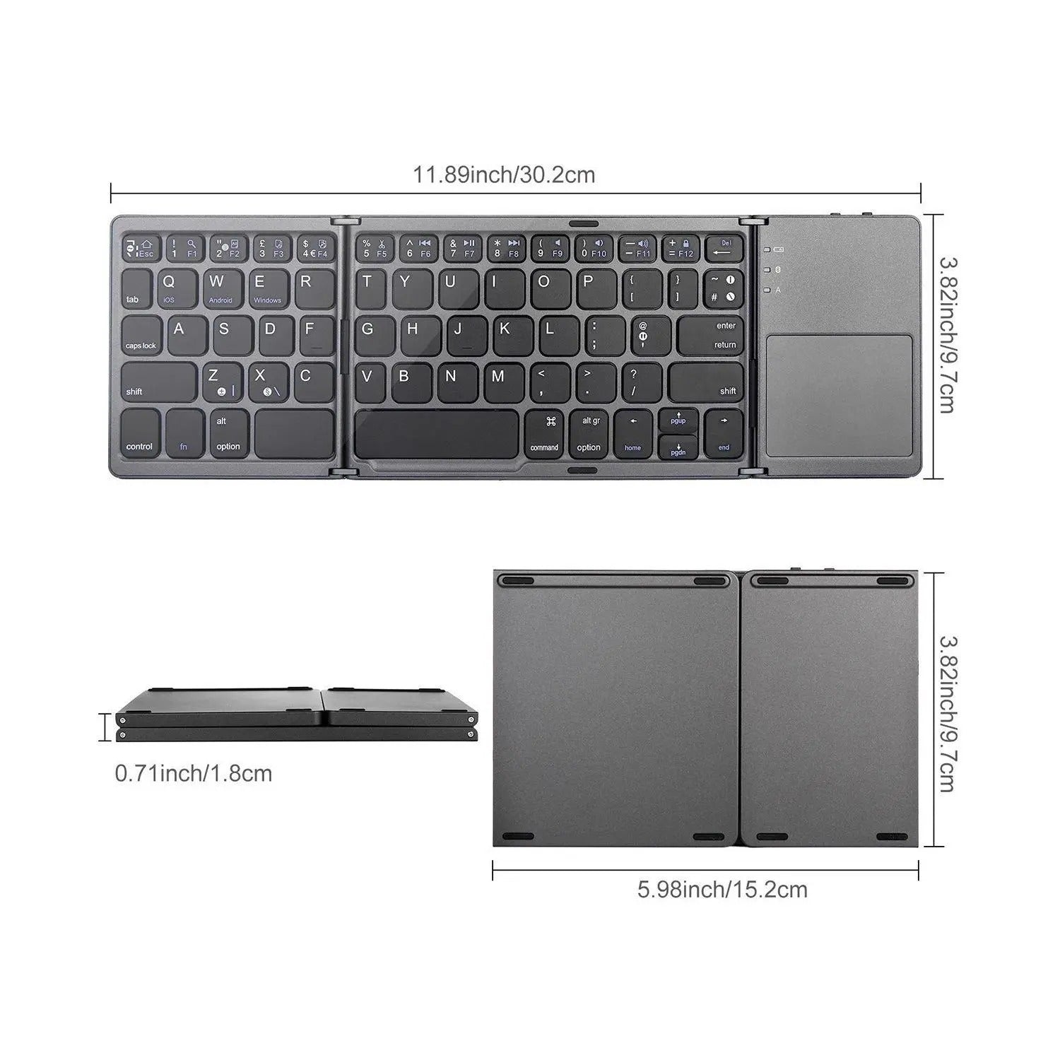 Ultra-thin Wireless Mini Bluetooth-compatible Keyboard