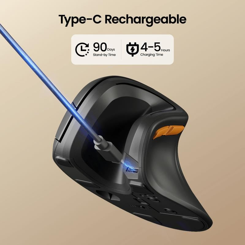 ProtoArc Ergonomic Bluetooth Vertical Mouse