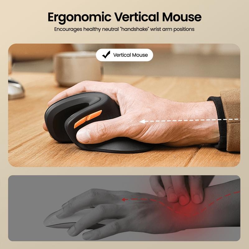 ProtoArc Ergonomic Bluetooth Vertical Mouse