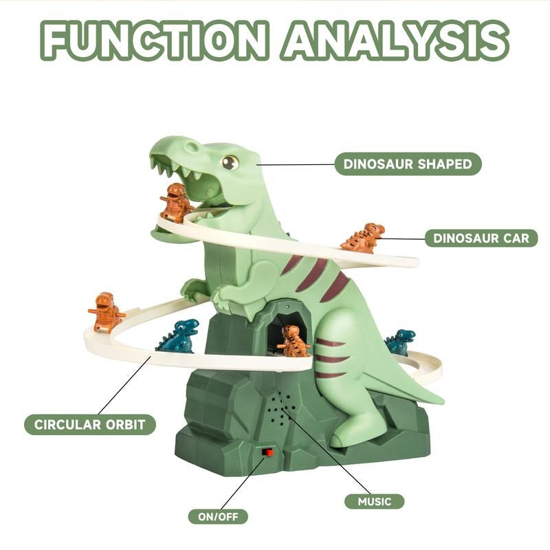 Electric dinosaur stair climbing toy